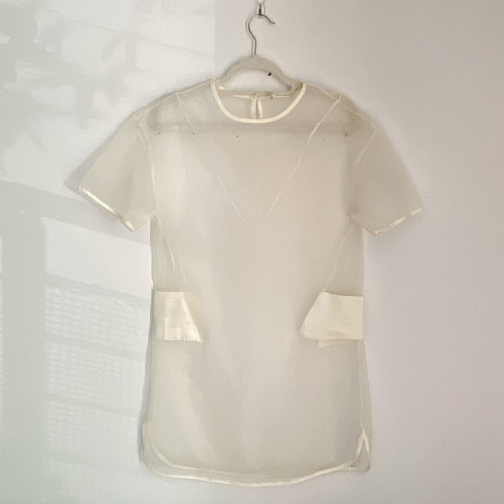 White Sheer Dress